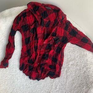 Rock and Republic Buffalo plaid button up shirt in size XS